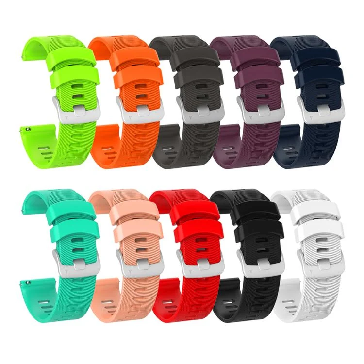EDA0076918_B3.webp Stripes Silver Buckle Silicone Watch Band - Image 4