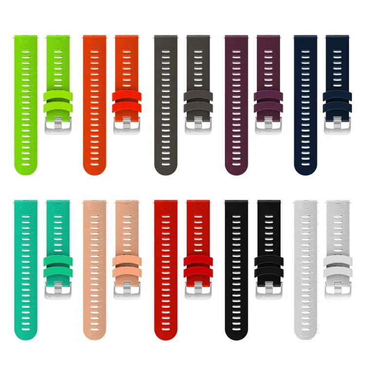 EDA0076918_B4.webp Stripes Silver Buckle Silicone Watch Band - Image 5