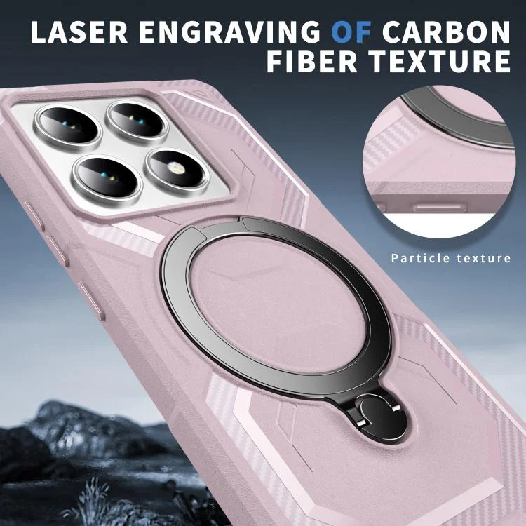 EDA007703801A_4.webp Frosted MagSafe Holder Phone Case, For Xiaomi 14T Pro, For Xiaomi 14T - Image 5