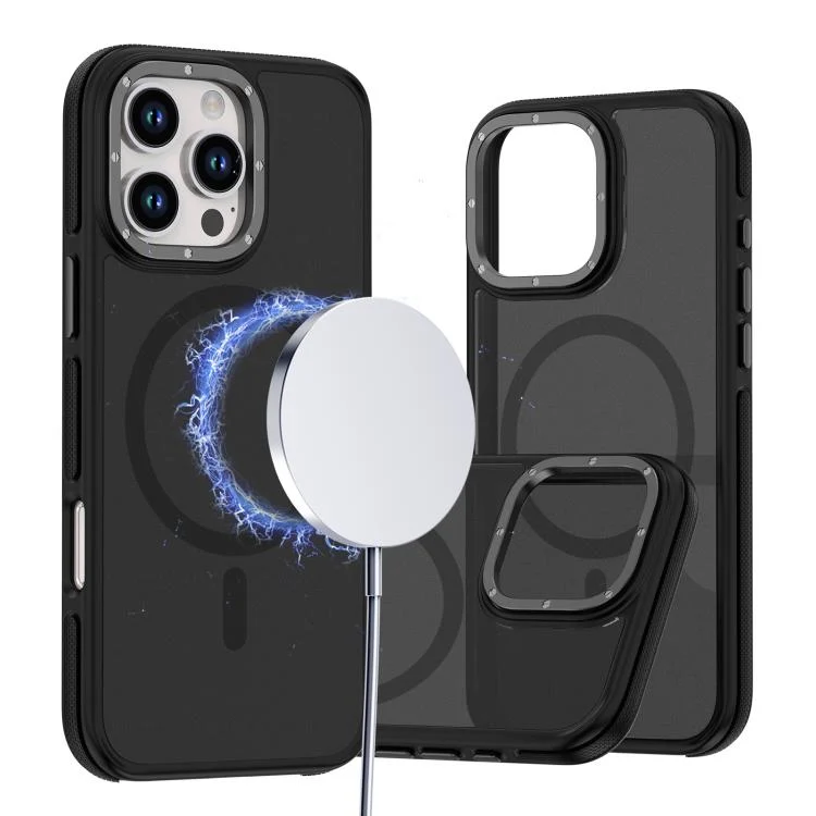 Dual-Color Skin Feel MagSafe Phone Case, For iPhone 16 Pro Max, For iPhone 16 Pro