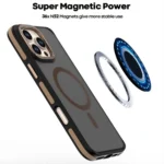 Dual-Color Skin Feel MagSafe Phone Case, For iPhone 16 Pro Max, For iPhone 16 Pro - Image 3