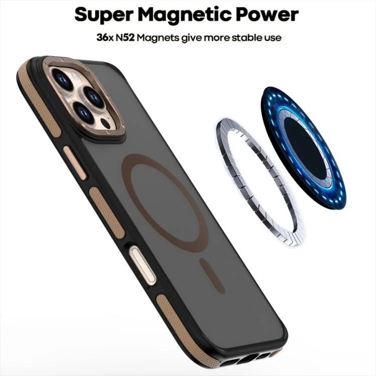 EDA0077068_B2.webp Dual-Color Skin Feel MagSafe Phone Case, For iPhone 16 Pro Max, For iPhone 16 Pro - Image 3