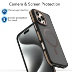 Dual-Color Skin Feel MagSafe Phone Case, For iPhone 16 Pro Max, For iPhone 16 Pro - Image 4