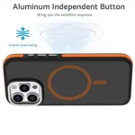 Dual-Color Skin Feel MagSafe Phone Case, For iPhone 16 Pro Max, For iPhone 16 Pro - Image 6