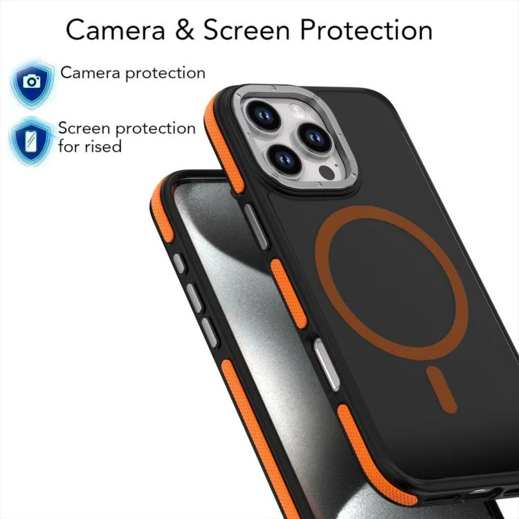 EDA0077068_B6.webp Dual-Color Skin Feel MagSafe Phone Case, For iPhone 16 Pro Max, For iPhone 16 Pro - Image 7