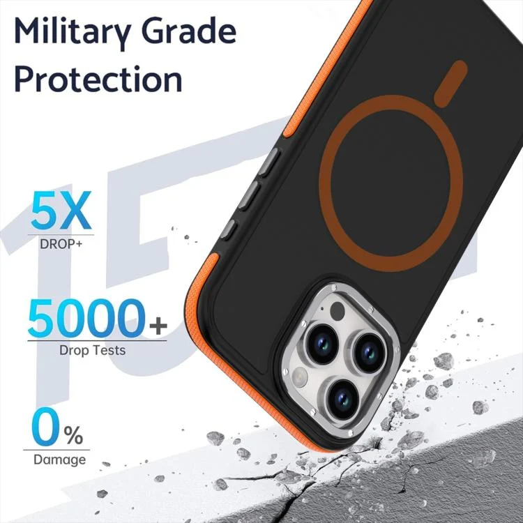 EDA0077068_B8.webp Dual-Color Skin Feel MagSafe Phone Case, For iPhone 16 Pro Max, For iPhone 16 Pro - Image 9