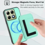 CX01 Detachable Magsafe Magnetic Card Bag Phone Case, For Xiaomi 14T - Image 5