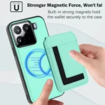 CX01 Detachable Magsafe Magnetic Card Bag Phone Case, For Xiaomi 15 Pro, For Xiaomi 15, For Xiaomi 14T Pro - Image 5