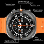 X7 1.51 inch IPS Screen Bluetooth Smart Watch Supports Healthy Monitoring - Image 5