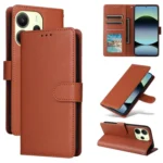 3-Card Slots Multifunctional Leather Phone Case, For Redmi Note 14 4G 164.84mm, For Redmi Note 14 Pro 5G / 14 Pro+, For Redmi Note 14 5G / Poco M7 Pro 5G, For Redmi Note 14 Pro 4G Global