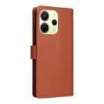 3-Card Slots Multifunctional Leather Phone Case, For Redmi Note 14 4G 164.84mm, For Redmi Note 14 Pro 5G / 14 Pro+, For Redmi Note 14 5G / Poco M7 Pro 5G, For Redmi Note 14 Pro 4G Global - Image 3