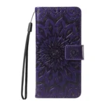 Embossed Sunflower Pattern Flip Leather Phone Case, For Xiaomi Poco M6 Pro 4G Global, For Xiaomi 15 Ultra 5G Global - Image 2