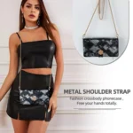 Crossbody Handle Snake Texture Leather Phone Case, For Xiaomi Civi 5 Pro 5G, For Xiaomi 15 Ultra, For Xiaomi 14T Pro 5G, For Xiaomi 14T 5G - Image 7