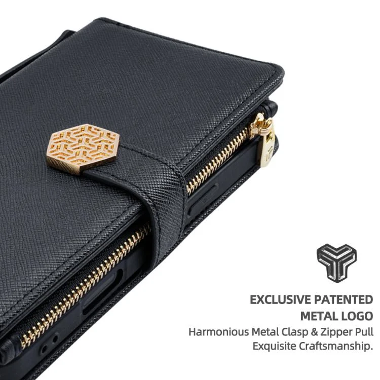 EDA007770304A_3.webp Crossbody Handle Cross Texture Leather Phone Case, For Xiaomi Civi 5 Pro 5G, For Xiaomi 15 Ultra, For Xiaomi 14T Pro 5G, For Xiaomi 14T 5G - Image 4