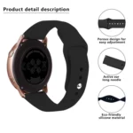 Kalebol 18mm Universal Reverse Buckle Silicone Watch Band - Image 3