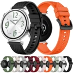 Kalebol 18mm Universal Textured Silicone Black Buckle Strap - Image 2