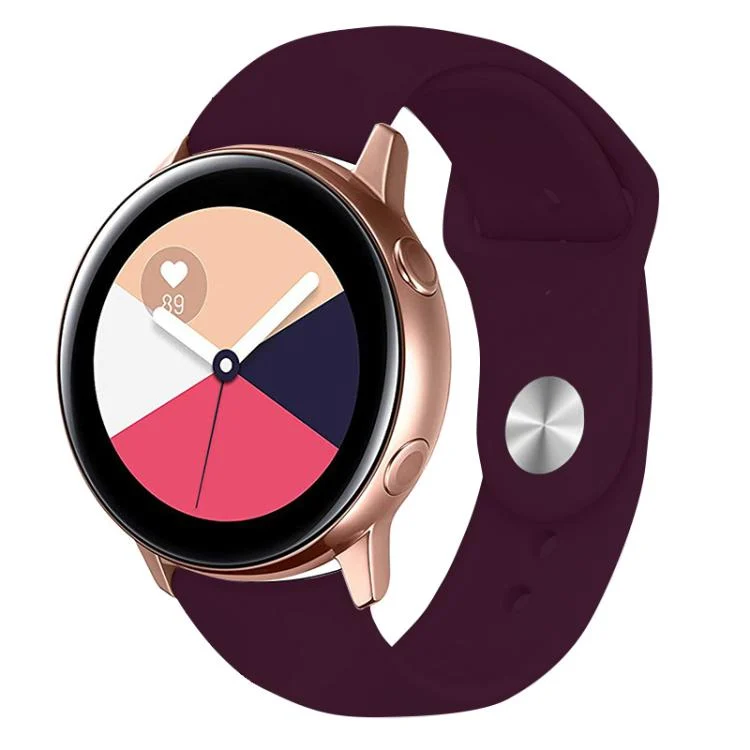 Kalebol 20mm Universal Reverse Buckle Silicone Watch Band