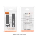 Kalebol 20mm Universal Flat Head Buckle Silicone Watch Band - Image 4