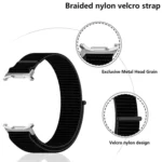 Kalebol Hook and Loop Fastener Nylon Braided Watch Band - Image 3