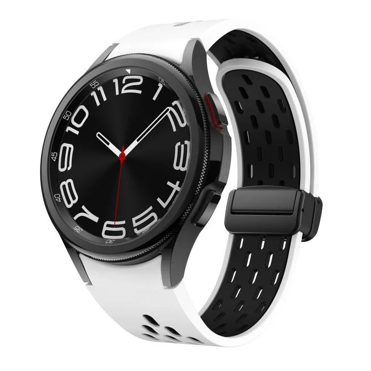 Kalebol Two-color Mesh Magnetic Black Buckle Silicone Strap