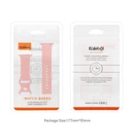 Kalebol 8-shaped Buckle Butterfly Embossed Silicone Watch Band, For Apple Watch 46mm / 49mm / 45mm / 44mm - Image 5