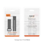 Kalebol Leopard Print Butterfly Buckle Silicone Watch Band - Image 5
