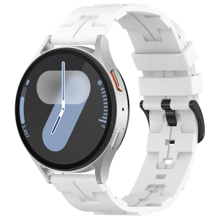 Kalebol Solid Color Black Buckle Round Tail Silicone Watch Band