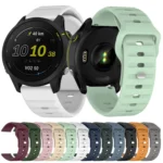 Kalebol Wave Pattern Studded Buckle Silicone Watch Band - Image 2