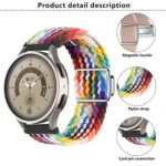 Kalebol Nylon Braided Loop Magnetic Buckle Watch Band - Image 3