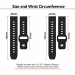 Kalebol Dot Studded Buckle Silicone Watch Band - Image 3