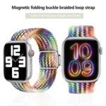 Kalebol Nylon Loop Magnetic Buckle Watch Band, For Apple Watch 46mm / 49mm / 45mm / 44mm - Image 3