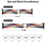 Kalebol Nylon Loop Magnetic Buckle Watch Band, For Apple Watch 46mm / 49mm / 45mm / 44mm - Image 5