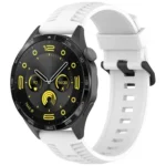 Kalebol Black Buckle Tire Pattern Silicone Watch Band