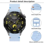 Kalebol Wave Stitch Silicone Watch Band - Image 3