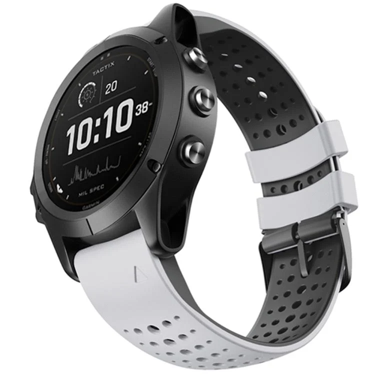 Kalebol Breathable Two-color Silicone Watch Band