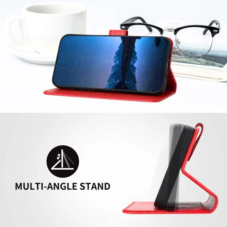 EDA007786301A_3.webp YX0070 Carbon Fiber Buckle Leather Phone Case with Lanyard, For Xiaomi 15 Ultra - Image 4