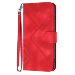 Line Pattern Skin Feel Leather Phone Case, For Xiaomi 15 Ultra - Image 2