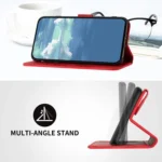 Line Pattern Skin Feel Leather Phone Case, For Xiaomi 15 Ultra - Image 4