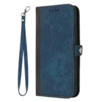 Side Buckle Double Fold Hand Strap Leather Phone Case, For Xiaomi 15 Ultra - Image 3