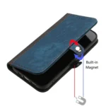 Side Buckle Double Fold Hand Strap Leather Phone Case, For Xiaomi 15 Ultra - Image 6