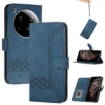 Cubic Skin Feel Flip Leather Phone Case, For Xiaomi 15 Ultra