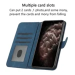 Cubic Skin Feel Flip Leather Phone Case, For Xiaomi 15 Ultra - Image 4