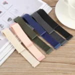 Twill Nylon Loop Hook and Loop Fastener Watch Band - Image 3