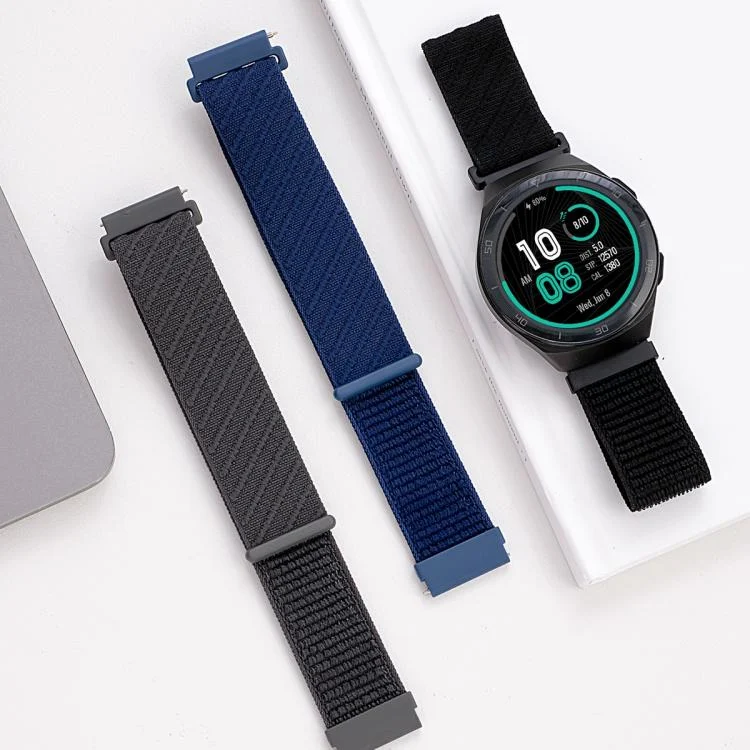 EDA0077926_B3.webp Twill Nylon Loop Hook and Loop Fastener Watch Band - Image 4
