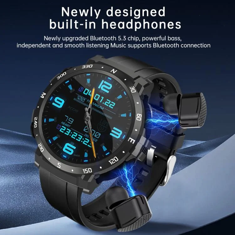 EDA007794801A_3.webp Q10 Dual-mode Bluetooth Headphones Smart Watch,1.52 inch, Support Bluetooth Call / Heart Rate - Image 4