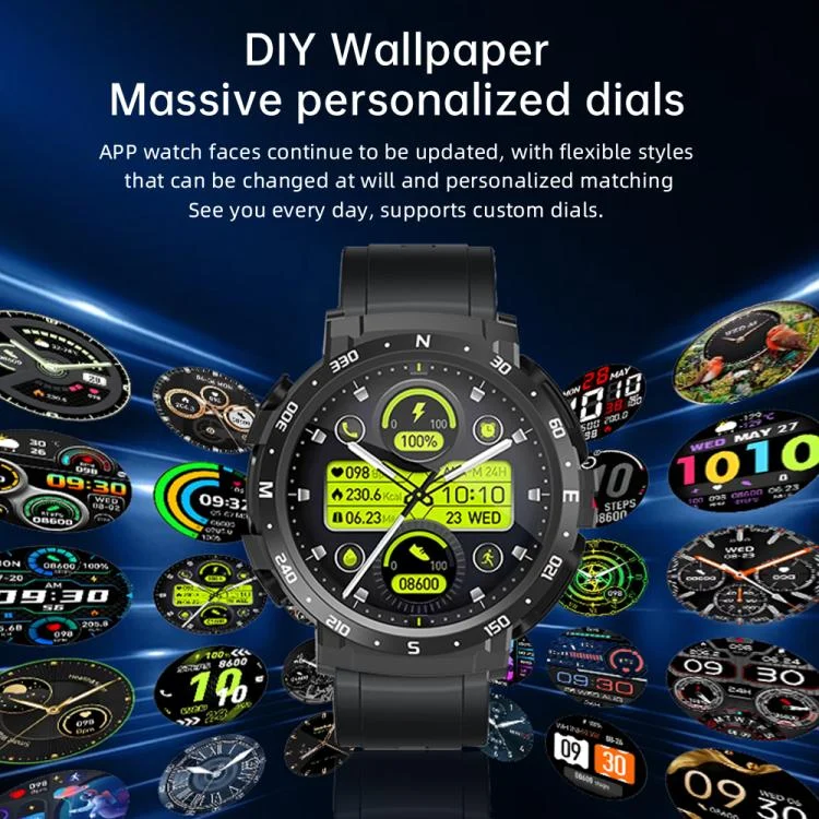 EDA007794801A_5.webp Q10 Dual-mode Bluetooth Headphones Smart Watch,1.52 inch, Support Bluetooth Call / Heart Rate - Image 6