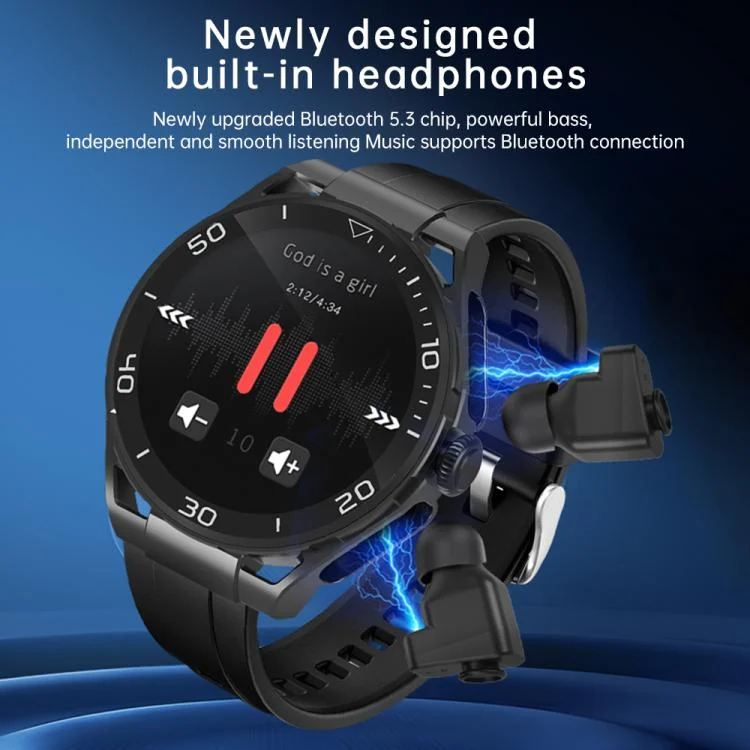 EDA007795201A_4.webp Q11 Dual-mode Bluetooth Headphones Smart Watch,1.58 inch, Support Bluetooth Call / Heart Rate - Image 5