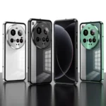 Snap Buckle Single-sided Metal Frame Frosted Phone Case, For Xiaomi 15 Ultra - Image 2
