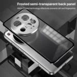 Snap Buckle Single-sided Metal Frame Frosted Phone Case, For Xiaomi 15 Ultra - Image 7