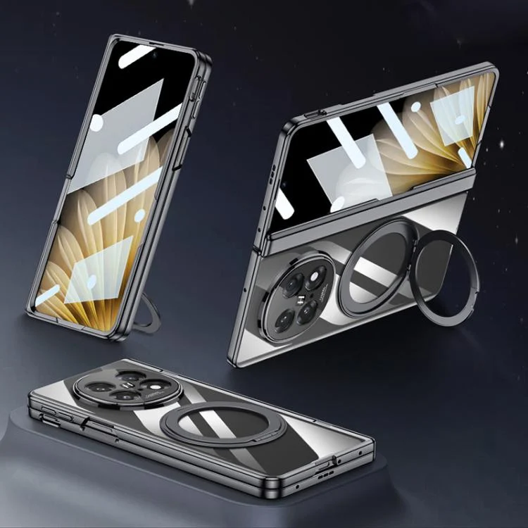 GKK Magnetic Fold Hinge Rotation Holder Film Integrated Phone Case, For OPPO Find N5
